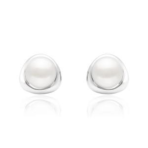 Cercei argint cu perle naturale albe DiAmanti SK16405E_W-G (Argint 925‰ 3,2 g.)
